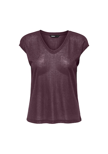 Only 15136069 V Yaka Kolsuz Kadin Body - Bordo Bordo