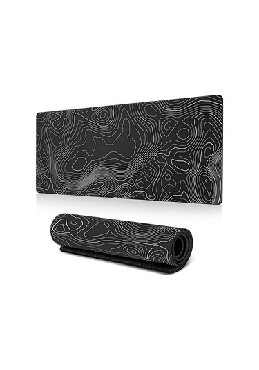 Cbtx 300 X 600 X 3mm Soyut Desenli Kauçuk Mouse Pad Kaymaz Büyük Mouse Mat - Stil S