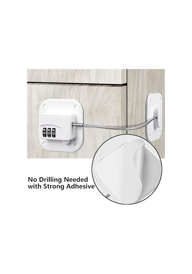 2'li Buzdolabı Kilidi - Buzdolapları İçin Şifreli Kilitler