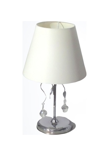 Krem Yatak Odası Taşlı Abajur Diğer