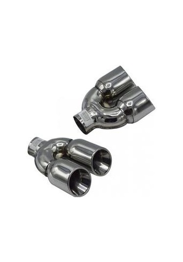 Universal Krom Egzoz Ucu Çiftli S Model Sağ Çıkış 90 110 800-030r