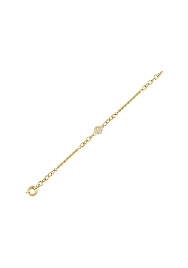 Altınsepeti Altın Burma Zincirli Baget Bileklik As417Bl Altınsepeti Sarı Altın