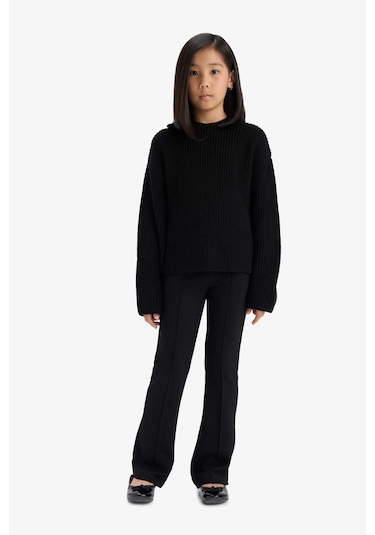 Defacto Kız Çocuk Standart Boy Tayt C7433a825aubk81 SiYAH