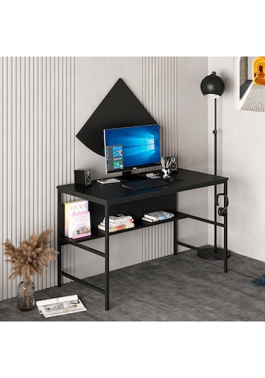 Minar Greta Çalışma Masası Modül1 - Mat Siyah