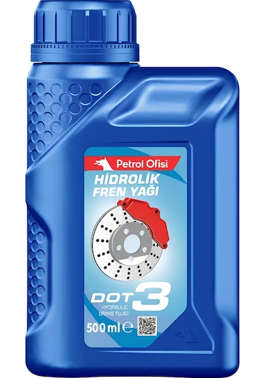 Petrol Ofisi Dot-3  Hidrolik Fren  Yağı 500 ML