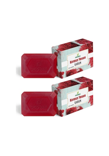 Destek Katı Kırmızı Yosun Sabunu 150 G 2'li