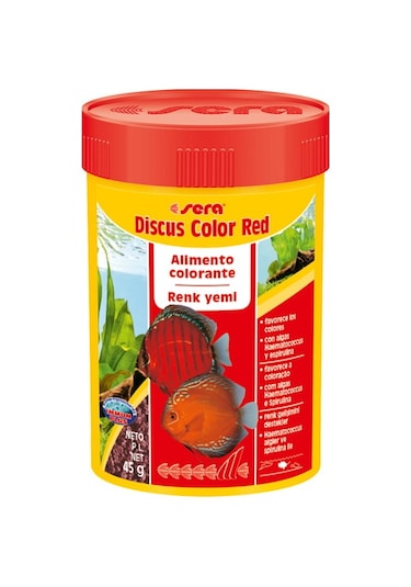 Sera Discus Color Red 100 Ml 48  Gr