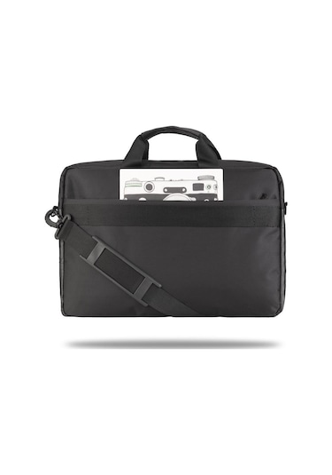 Mila ML-T500 Viena Serisi 15.6" Su Geçirmez Kumaş, Laptop ,Notebook Taşıma Çantası -Siyah