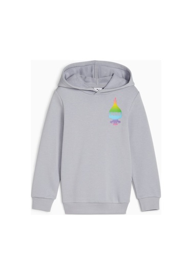 Puma X Trolls Hoodie Tr Çocuk Sweat 62482663 Gri