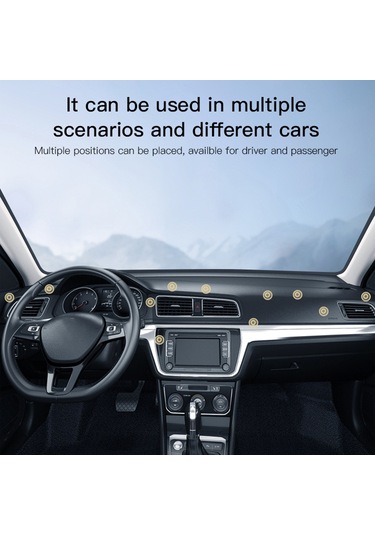 360 Derece Dönme Manyetik Emme Çinko Alaşım Araç Telefonu Tutucu Yapışkan Ark Braketi