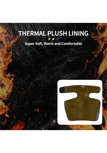 Moveevo Kışlık Uzun Tip Motosiklet Diz Koruyucu - Pp + Plüş + Oxford Kumaş, Isı Saklama, Havalandırma, Çarpma Engeli, 2'li Set 0.6kg Çok Renkli