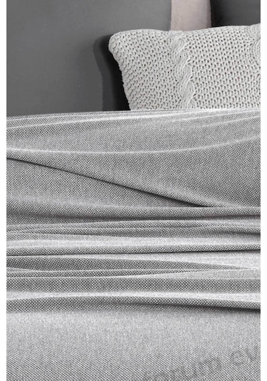 Formeya Tek Kişilik Klimalı Dört Mevsim Açık Gri Pike 160x230 Cm Açık Gri