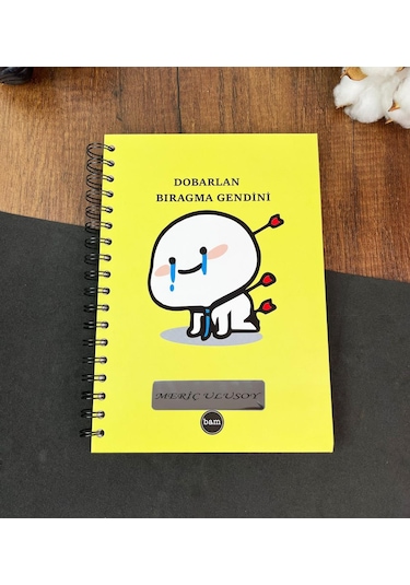 Kişiye Özel Dobarlan Bıragma Gendini Tasarımlı Konuşan Ajanda