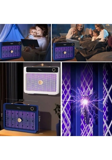 4000mah Şarj Edilebilir Kablosuz 3000v Yüksek Güçlü Elektrikli Sivrisinek Öldürücü Sivrisinek Öldürm