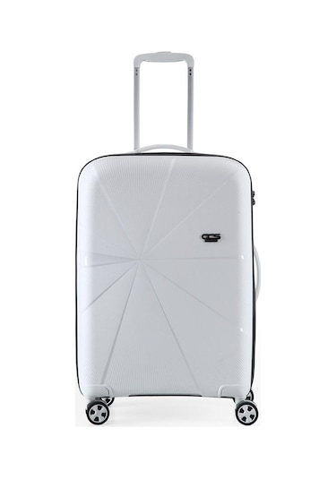 Ççs 5264 Polipropilen Orta Boy Valiz Beyaz