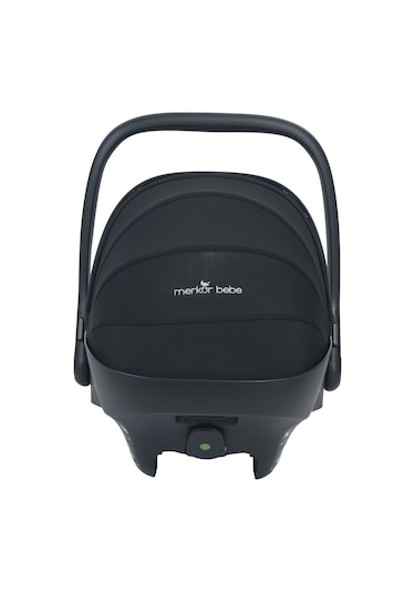 Merkür Bebe Ruby Tek Tuşla Otomatik Katlanan Kabin Boy Travel Sistem Bebek Arabası Siyah