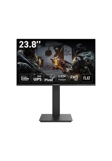 Fazeon X24f166p 24 165hz 5ms Ips Full Hd Hdmı+dp Pivot Gaming Monitör