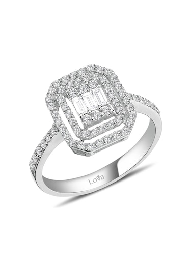 Lova 0,48 Karat Baget Pırlanta Yüzük - 1020314