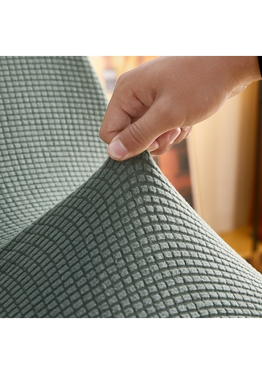 Geeroyoo Ev Ofis Masa Sandalye Kılıfı, Kalın Makyajlı Yün, Yarı Yaylı Esnek, Ev Ofis Kullanıma Uygun, Kuru Temizleme Kolay, Kırmızı Biberiye Kashmir