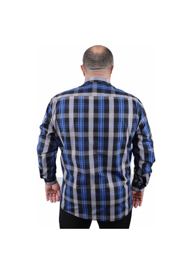 Starbattal Büyük Beden Erkek Cepli Gömlek Viento 23368 SAKS