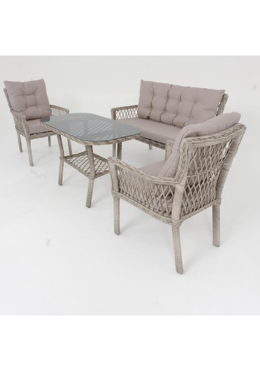 Fusion İkili Rattan Bahçe Oturma Grubu Rehome
