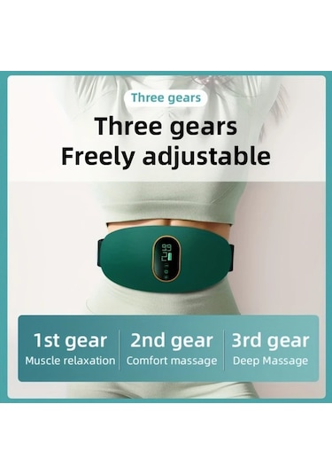 Willowhaven Usb Şarjlı Ayarlanabilir Yoğunluklu Beyaz Taşınabilir Masaj Aleti Yağ Eritme Ve Göbek Eritme Makinesi Beyaz