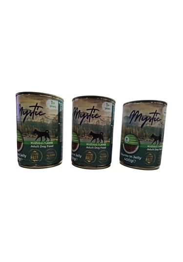 Mystic Köpek Konserve Kuzu Etli 3 x 400 G