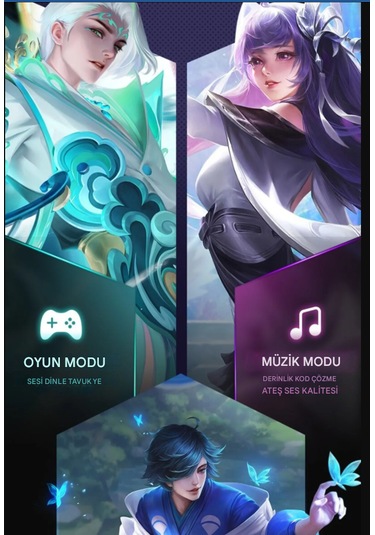 Qasul G10 Kablosuz Bluetooth 5.2 Oyuncu Kulaklığı