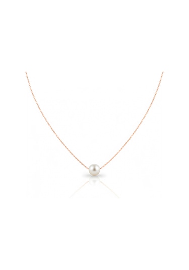 İnci Kolye - Rose Rose Gold
