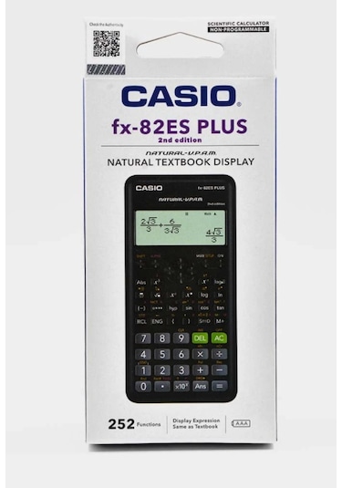 Casio FX-82ES Plus 2. Versiyon Bilimsel Fonksiyonlu Hesap Makinesi