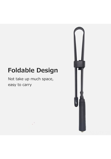 Jokmae 48cm Çift Bant Vhf/uhf Sma-erkek Uyumlu Yumuşak Anten, 5.0dbi Yüksek Kazançlı Radyo İletişim Aleti Anteni