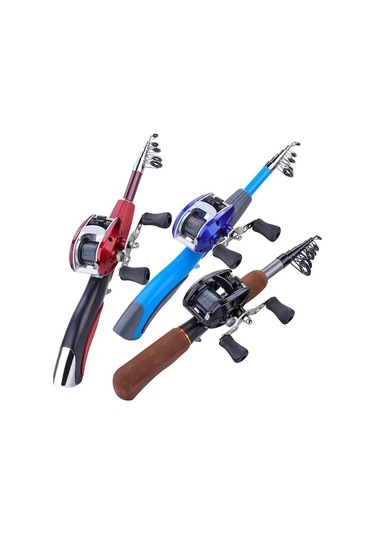 Novahub Kahverengi Seyahat Olta Makarası Combo Karbon Fiber Süper Sert Teleskopik Olta Sazan Balıkçılığı İçin Döküm Balıkçılık Reel İle Kahverengi