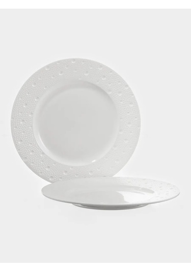 Magistro Porselen Servis Tabakları 2'li Set D 26 Cm Fray 344082581 Beyaz