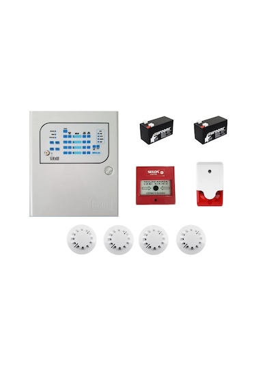 4 Lü Yangın Alarm Seti
