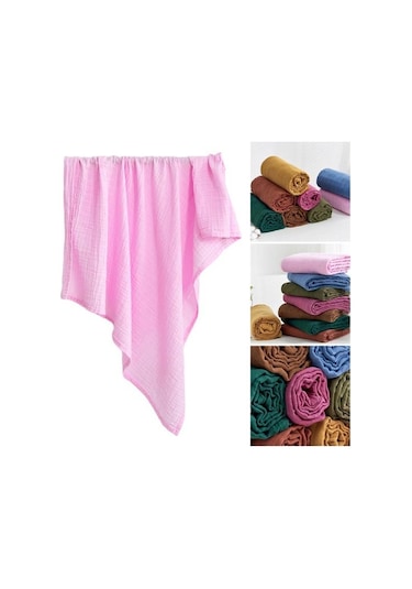 Kahverengi Wrap Bebek Banyo Havlusu İyi Emicilik Ter Havlusu Yumuşak Yenidoğan Yumuşak Gazlı Bez Banyo Havlusu Banyo İçin Kahverengi