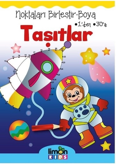 Noktaları Birleştir Boya-Taşıtlar- Limonkids