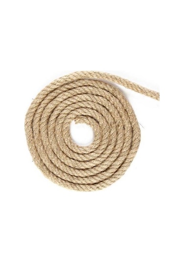 Jüt Halat 10 Mm 20 Metre Hasır Ip Halat Ip Doğal Urgan Kendir Ip