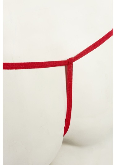 LOYA Kadın Kırmızı Alanis Saten String