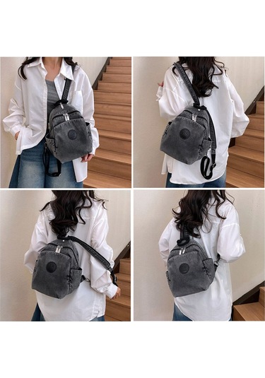 Arion Xy-628 Denim Kot Omuz Ve Sırt Çantası Siyah