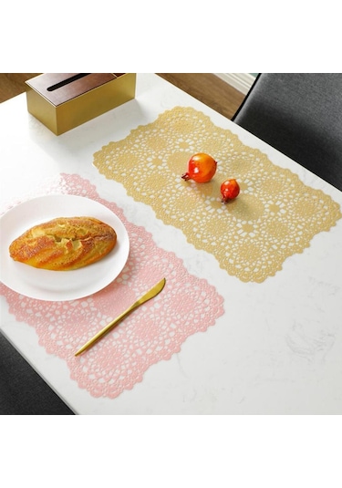 Suntek Kaymaz Pvc Dikdörtgen Servis Altlığı Servis Matı