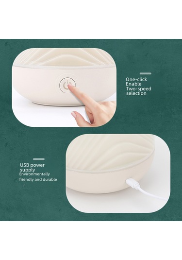 Geeksen Taşınabilir Usb Şarjlı Hava Nemlendirici Ve Arıtıcı, Geniş Alan Kapsama, Sessiz Çalışma