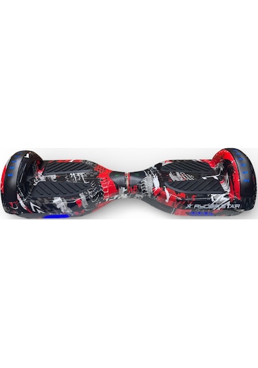 Elektrikli Kaykay Hoverboard Bluetooth Hoparlörlü RS-S5 Red Extreme Grafiti