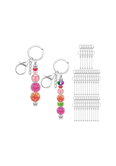 Gatherco 30 Adet Boncuklu Anahtarlık Çubuğu, Boncuklu Anahtarlık Çubuğu Boşlukları Kendin Yap Boncuklu Anahtarlık Seti Yapımı Anahtarlık Boncuk Seti Gatherco 30 Adet Boncuklu Anahtarlık Çubuğu, Boncuklu Anahtarlık Çubuğu Boşlukları Kendin Yap Boncuklu Anahtarlık Seti Yapımı Anahtarlık Boncuk Seti