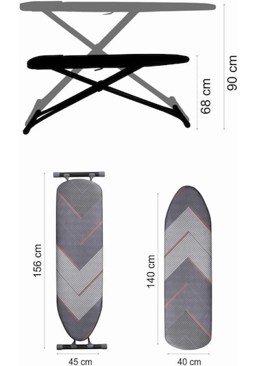 Devecioğlu Harbinger Yeni Nesil MM154  Masterboard Ütü Masası