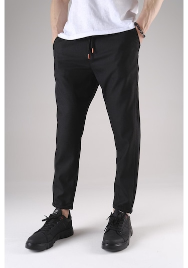 Oksit Joy Erkek Beli Lastikli Duble Paça Erkek Jogger Pantolon