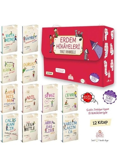Erdem Hikayeleri - 12 Kitap Takım- Nesil Çocuk Yayınları