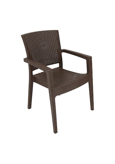 Luna Zeus Rattan Koltuk 2 Adet Kahverengi