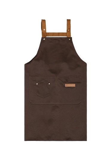 Kahve Cep Ayarlanabilir Askı Tasarımlı Mutfak Önlüğü Su Geçirmez Kirlenme Önleyici Temizlik Önlüğü Pişirme Önlük Mutfak Malzemeleri