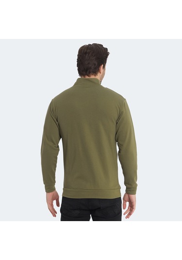 Slazenger KAGISONA IN Erkek Sweatshirt Haki