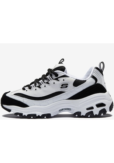 Skechers D'Lites - March Forward Kadın Beyaz Sneakers 13148 Wbk Beyaz